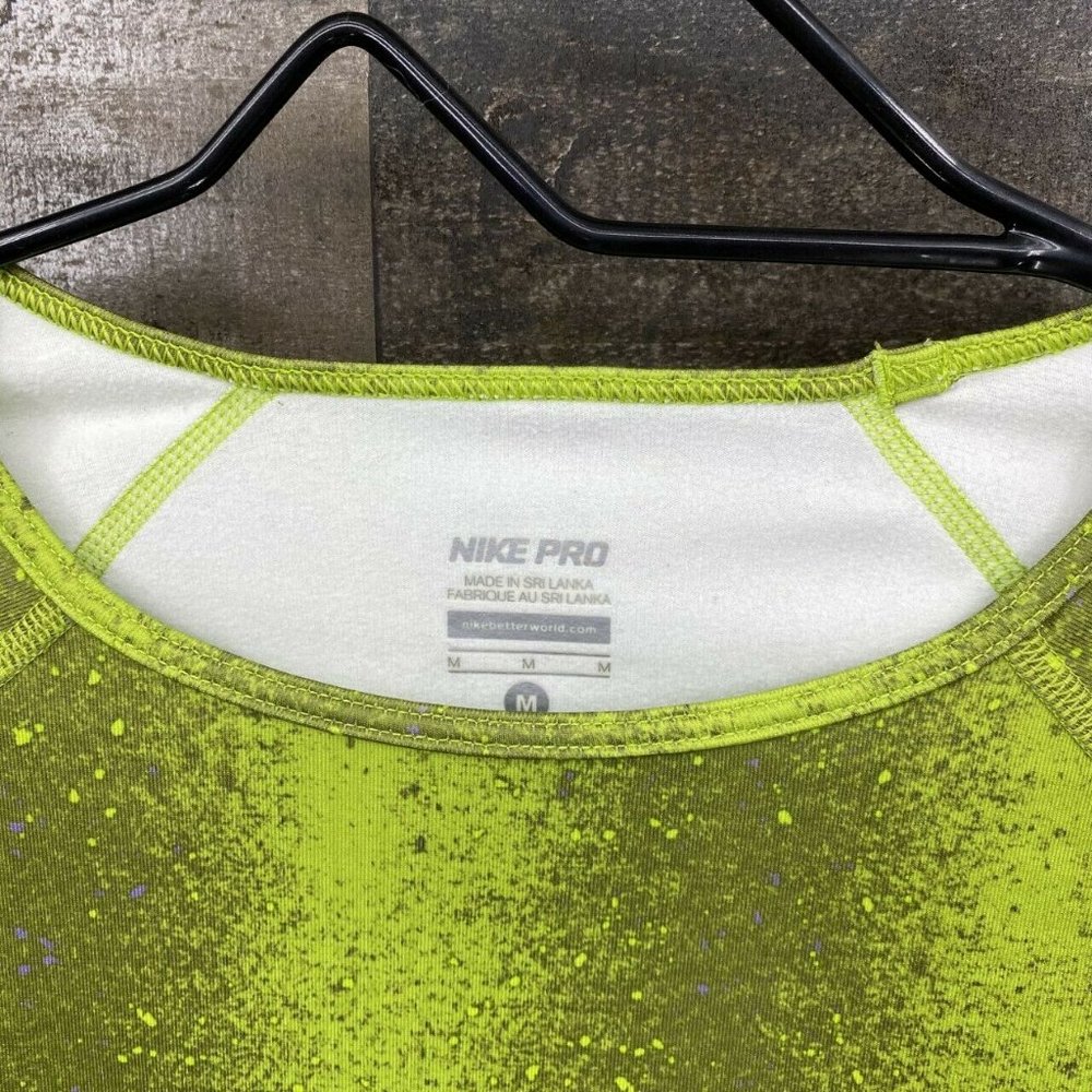 Nike Pro Long Sleeve Fleece Lined Athletic Top MED - Picture 4 of 7